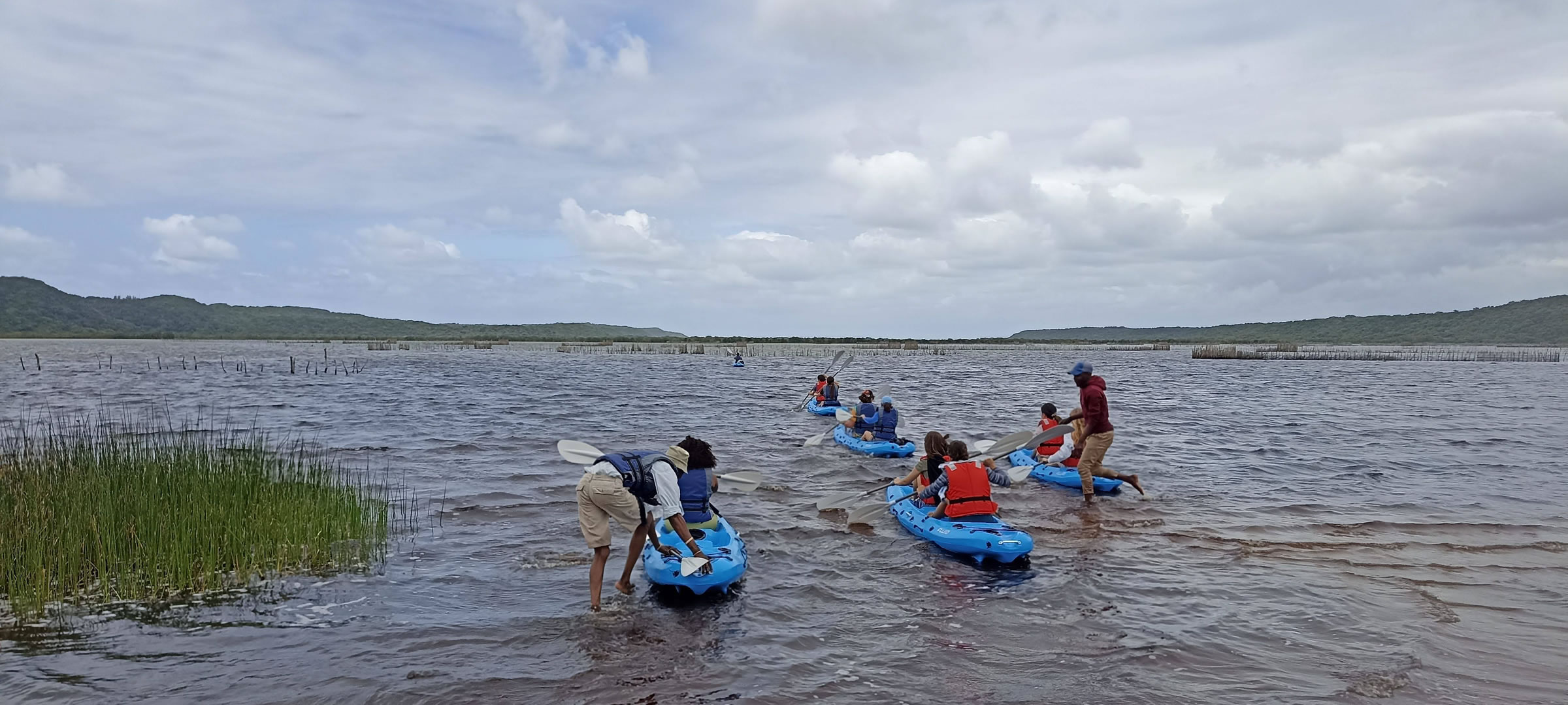 Canoing in iSimangaliso
